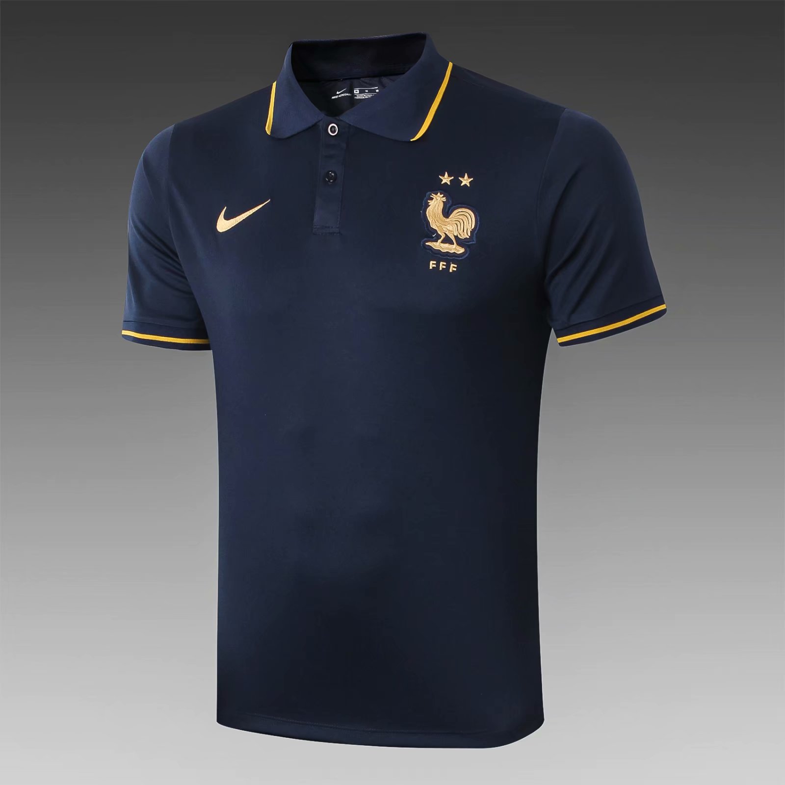 camiseta del futbol polo France 2020 Azul